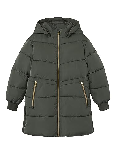 NAME IT Dziewczęca kurtka puchowa NKFMUSIC TB kurtka buforowa, Beetle, 128, Beetle, 128 cm