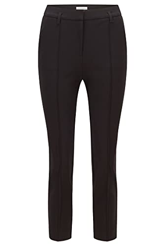 BOSS Damskie spodnie na czas wolny C_terasy, czarny (Black1), 34/Szczupły