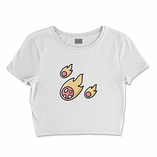 Bona Basics, Damski T-shirt basic, z nadrukiem cyfrowym, 100 bawełny, biały, swobodny, damski top, rozmiar: M, biały, M