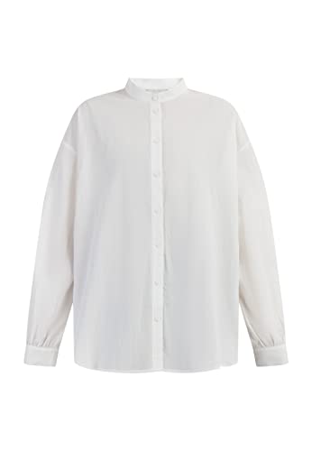RISA Koszula damska teylon 25326389, wełna wełniana, XL, biały (wollweiss), XL