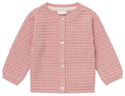 Noppies Baby Dziewczęcy kardigan z długim rękawem Luxora kurtka z dzianiny, Misty Rose-P482, 62