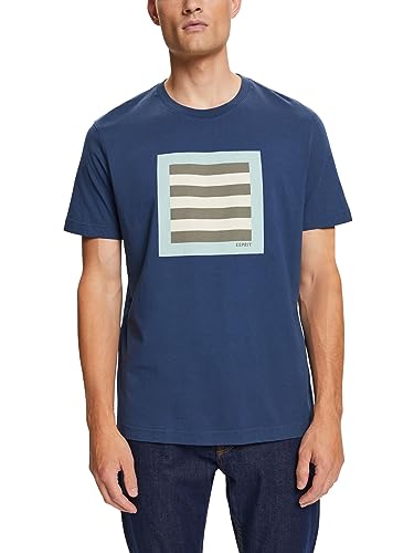 ESPRIT T-shirt męski, 420 / szary niebieski, XS