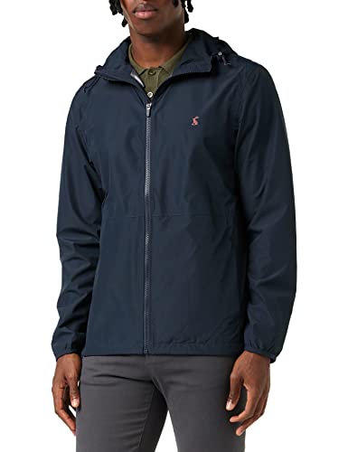 Joules Męski wodoodporny płaszcz przeciwdeszczowy Arlow Marine Navy, XS