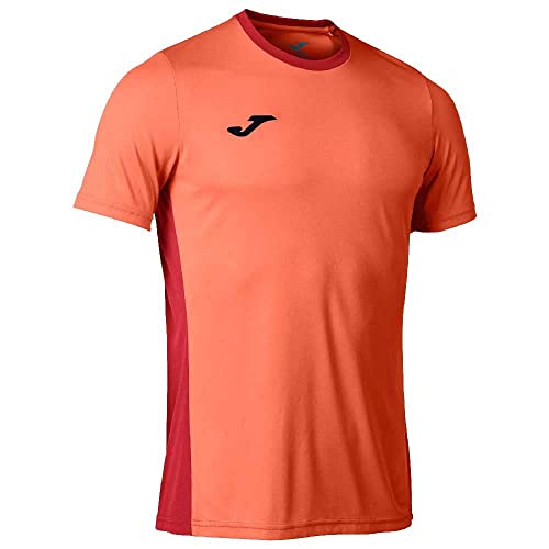 Joma Męski T-shirt z krótkim rękawem, Winner II, świecący pomarańczowy, XXXXS