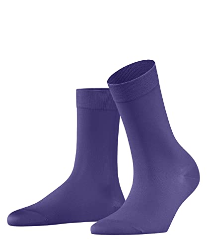 FALKE Kobiety Skarpety Cotton Touch W SO Bawełna jednokolorowe 1 Para, Fioletowy (Rich Purple 8305), 35-38
