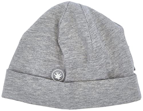 Sigikid Czapka z bawełny ekologicznej dla noworodków, dziewcząt i chłopców w rozmiarach od 34 do 40, szary