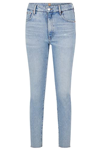 BOSS Damskie spodnie jeansowe, turkusowy/aqua, 28