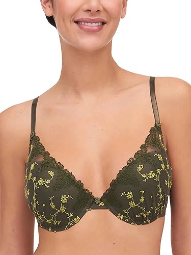 Passionata Damski biustonosz push-up, Kaki/Taiga, 75E