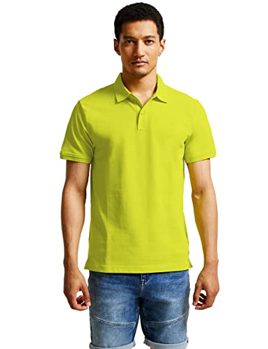 Street One MEN Męska koszulka polo, kwasowo-żółty, S