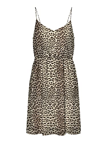 VERO MODA Damska sukienka Vmsmilla Singlet Short Dress WVN Ga, Owsianka/Aop: loie, S