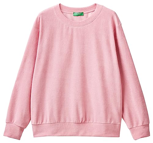 United Colors of Benetton Damska bluza z kapturem G/C M/L 3oqtd103p z siateczką, głęboki różowy 08c, S, Głęboki róż 08c, S