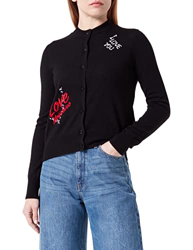 Love Moschino kardigan damski, czarny, 40
