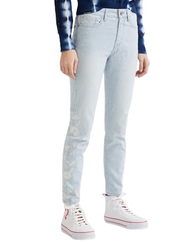 Desigual Dżinsy damskie Denim_Agra, niebieski, 34 PL