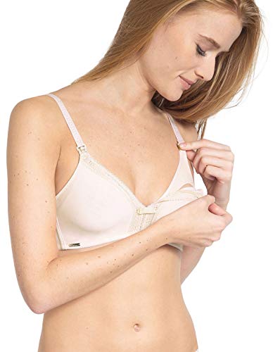 Variance Damski biustonosz Instant Micro Nursing, nude, 85C