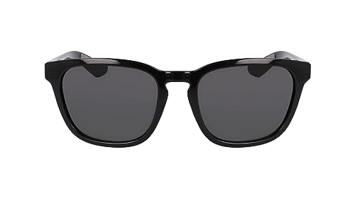 Dragon Dune okulary przeciwsłoneczne, błyszczące czarne z soczewkami Ll Smoke Lens, jeden rozmiar, Błyszcząca czerń z soczewką Ll Smoke, rozmiar uniwersalny
