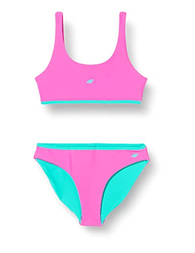 4F JUNIOR Bikini Set F009 Kolor Hot Pink Rozmiar 158/164, Gorący różowy
