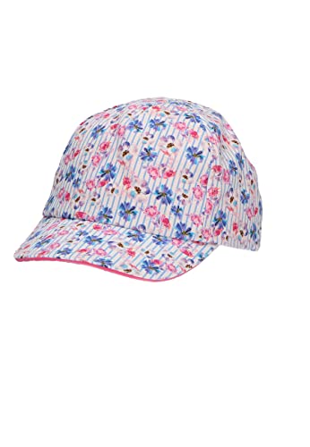 Sterntaler Dziewczęca czapka baseballowa Blue Flower czapka bejsbolowa, Rosa, 49 cm