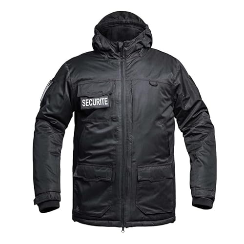 A10 Equipment PARKA HARDSHELL WF 150 SECU-ONE FLAP BEZPIECZEŃSTWO, czarny, XS