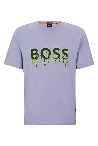BOSS Teeart koszulka męska, Light/Pastel Purple538, XL