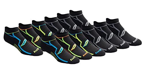 Saucony Skarpety do biegania męskie, Czarny (12 par), L