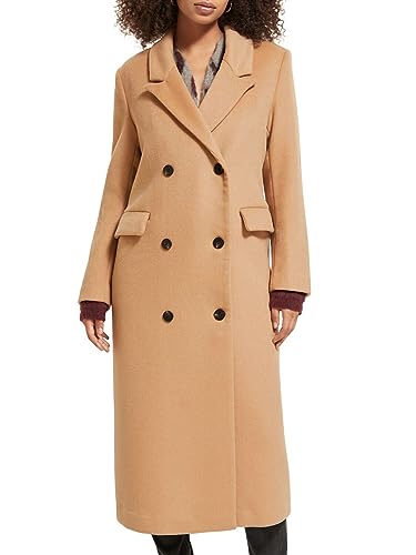 Scotch & Soda Damski płaszcz wełniany z podwójnym biustem, Dune 1564, S