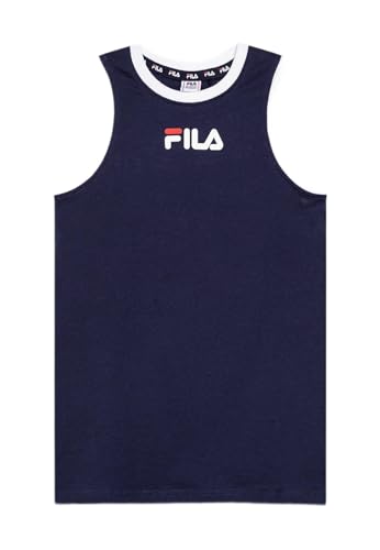 FILA Dziewczęca BAPAUME Tank sukienka dziecięca, Medieval Blue, 86/92, Medieval Blue, 86/92 cm