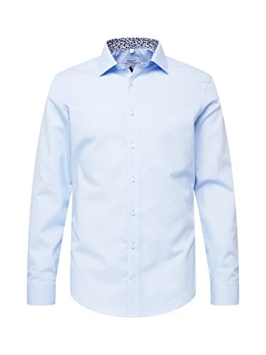 Seidensticker Męska koszula biznesowa, jasnoniebieski, 42 PL