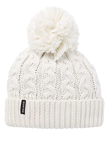 Burton Damska czapka beanie z zamkiem błyskawicznym, Stout White, jeden rozmiar