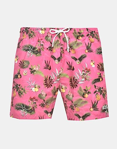 BOSS Męskie szorty kąpielowe Piranha Medium Pink660, S, Medium Pink660, S