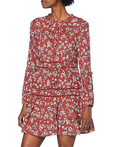 Superdry Damska sukienka Richelle Ls Casual, Ruby Floral, S