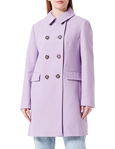 Sisley Wool Blend Płaszcz damski, Purple 933, 40