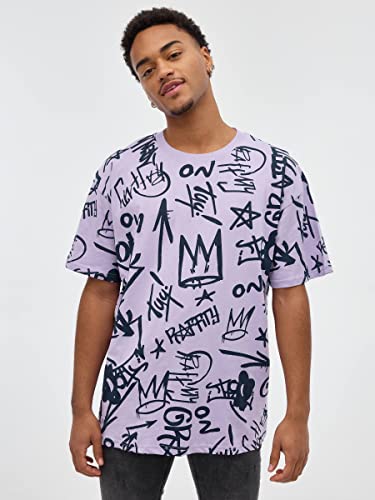 Inside Koszulka męska z krótkim rękawem, 40 EU, XL-3XL
