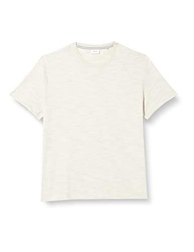 s.Oliver Męski T-shirt z krótkim rękawem, Biały 01w6, 3XL