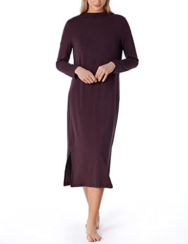 Schiesser Damska Koszulka Nocna, 120 Cm, Burgund, 42