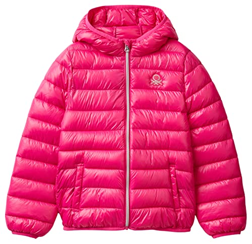 United Colors of Benetton Kurtka dla dziewczynek i dziewczynek, Fuxia 1y8, KL