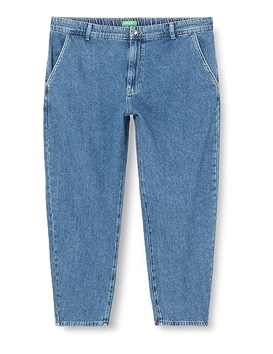 United Colors of Benetton Spodnie męskie, Niebieski Denim 902, 48