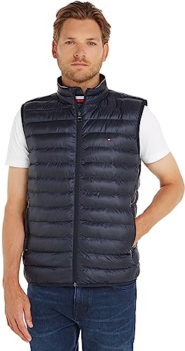 Tommy Hilfiger Męska kurtka z okrągłą kamizelką, Pustynne niebo, S