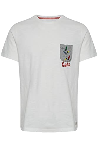 Blend Męski t-shirt s/s, 110602/śnieżnobiały, M