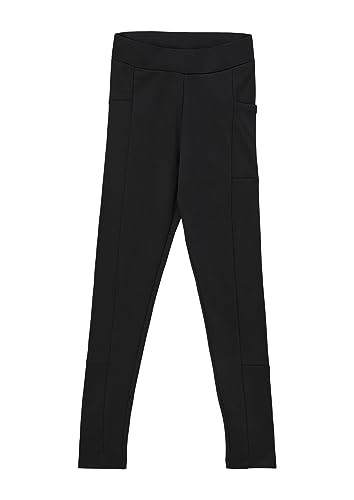 s.Oliver Junior dziewczęce legginsy czarne 176, czarny, 176 cm