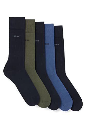 BOSS Męskie skarpety 5P RS Uni Color CC Regular Socks, Open Miscellaneous, 43-46, Open Miscellaneous, 46 EU