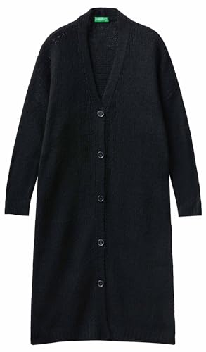 United Colors of Benetton Sweter Damski, Nero 700, S