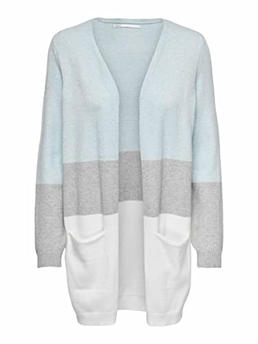 Only Kobiety Onlqueen L/S Knt Noos Kardigan, Cashmere Blue, XS