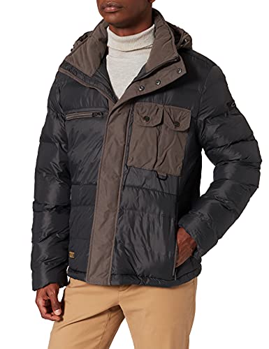 camel active Męska kurtka 4301006Z50, ciemnoszara, 106, Grafitowy szary