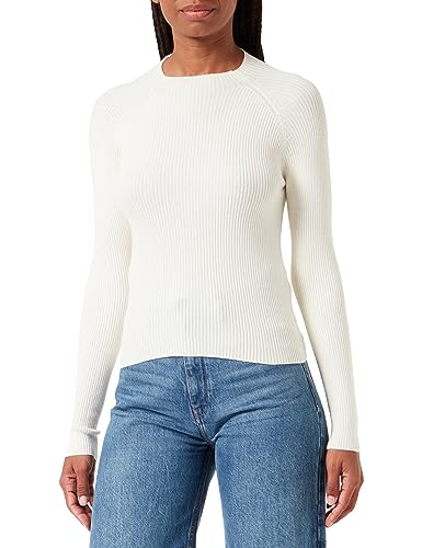 Bestseller A/S Damski sweter VMEVIE LS Highneck Boo, brzoza, L, Birch, L