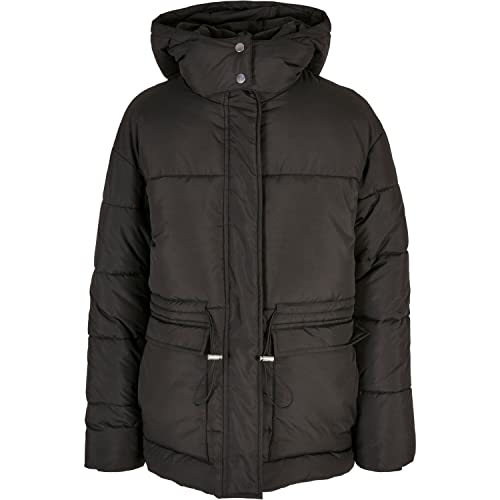 Urban Classics Damska kurtka puchowa pikowana kurtka damska, czarny, 5XL
