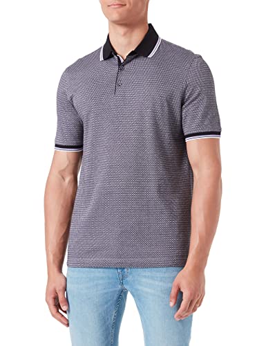 bugatti Męska koszula polo, liliowa-8150-35102, regular, bez - 810, 4XL