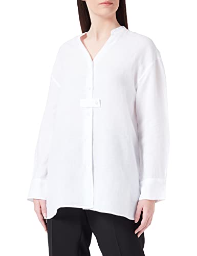 Seidensticker Damska bluzka Regular Fit z długim rękawem, biała, 40, biały, 40