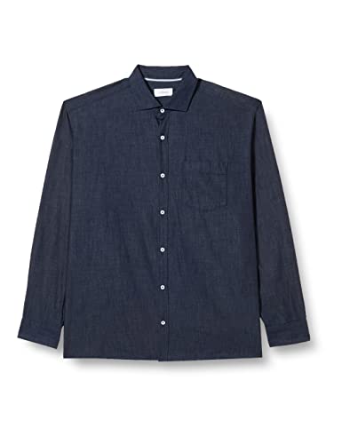 s.Oliver Bernd Freier GmbH & Co. KG Koszula męska, z długim rękawem, niebieska, XXL, niebieski, XXL