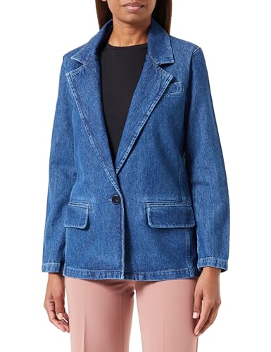 Sisley Kurtka damska 2V8JLW01F, niebieski denim 902, 42 (DE), Blue Denim 902, 42