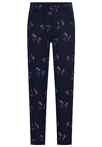 SALT AND PEPPER Dziewczęce legginsy termiczne Horseaop, grantowy, 140 cm